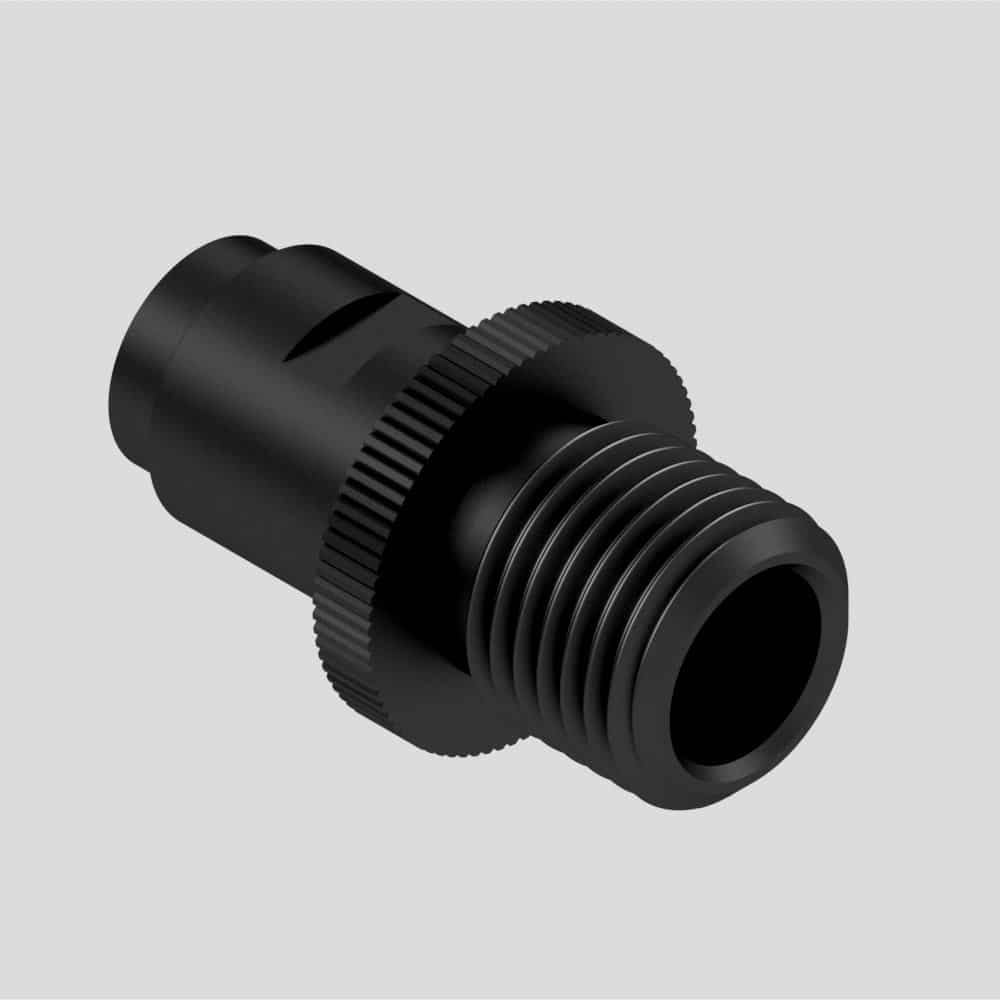 2-Pack Thread Adapter – 12mm-1.0 Female To 1/2-28 Male – Fits Walther G22, GSG Firefly & Mosquito
