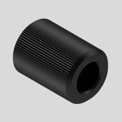 1/2 UNF or 1/2 UNEF extended barrel thread protector.