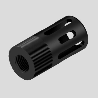 Flash hider for 22 LR rifle