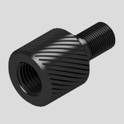 Silencer adapter 1/2 UNF or 1/2 UNEF to M9x0.75