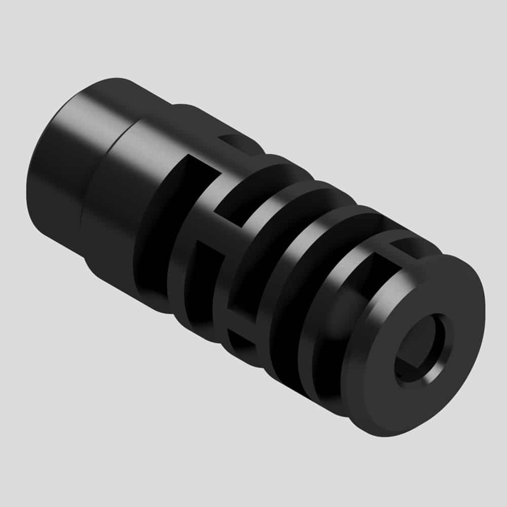 Labyrinth muzzle brake - thread of your choice - Adaptateur