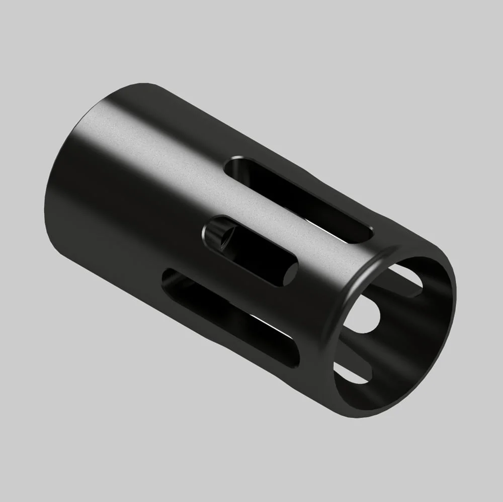 hide！ Zephyr mini flash hider - 1/2 UNF or 1/2 UNEF - Adaptateur