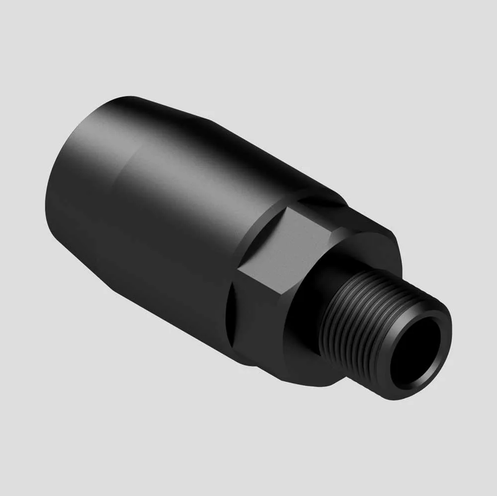 OP Barrel Extension　小 6061 T6 5/8X24 TPI & 14X1 LH Barrel Extension Tube Muzzle Brake