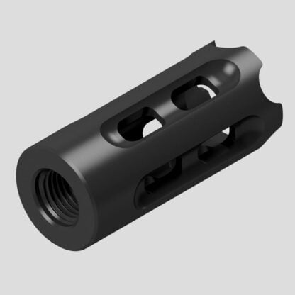 Vendavel flash hider, for 22LR 1/2 UNF or UNEF rifle