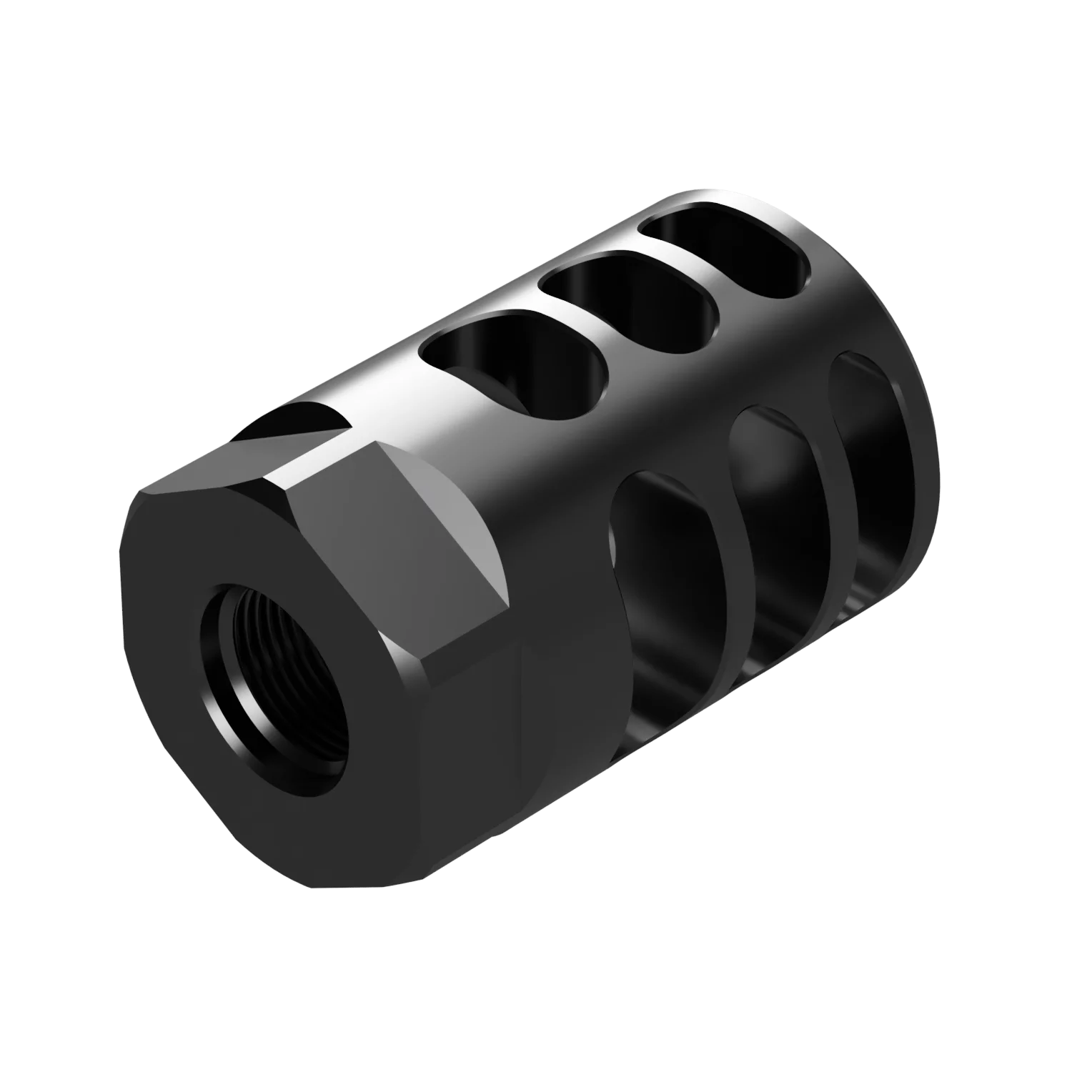 Muzzle brake for 9x19 mm PCC
