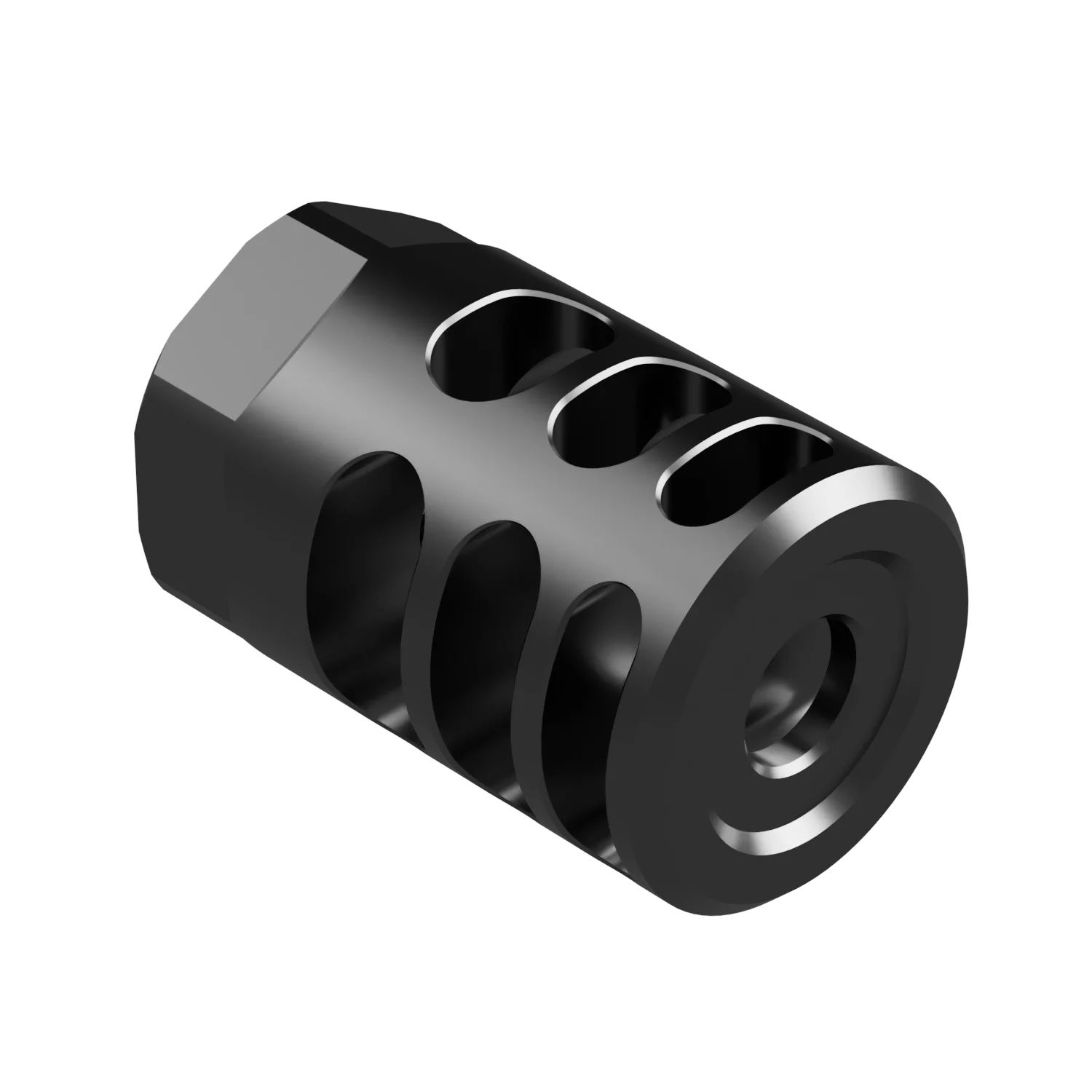 Muzzle brake for 9x19 mm PCC